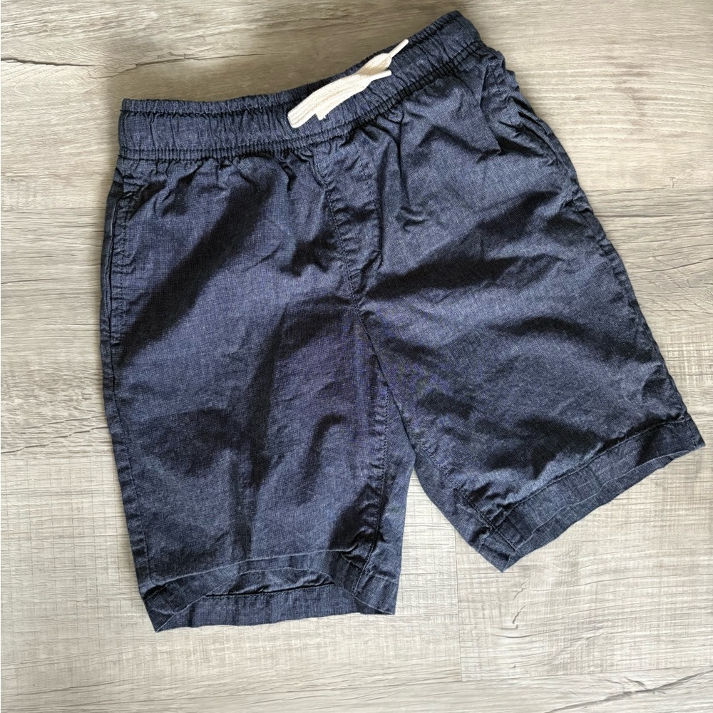 Old Navy Navy Blue Striped Shorts
